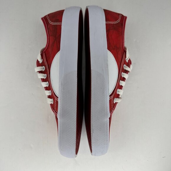 DC Mens Manual S Evan ADYS300629 Red Canvas Skate Inspired Size 8 Sneakers - Picture 8 of 12